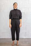 SEA LINEN SHIRT - black