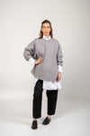 SIMPLE SWEATSHIRT- GREY