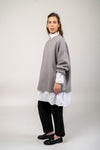 SIMPLE SWEATSHIRT- GREY