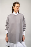 SIMPLE SWEATSHIRT- GREY