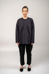 SIMPLE SWEATSHIRT- BLACK