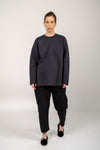 SIMPLE SWEATSHIRT- BLACK