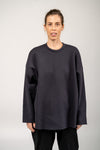 SIMPLE SWEATSHIRT- BLACK